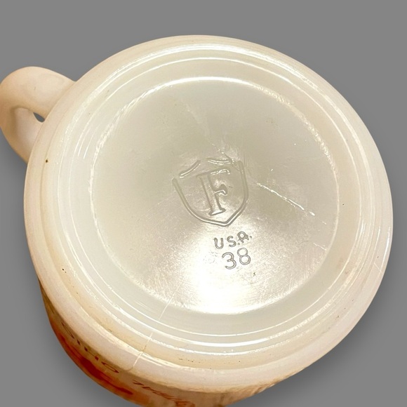 Federal Glass 1978 Boy Scout Mug Milk Glass Wonderful World of Scouting Ohio - Picture 4 of 4